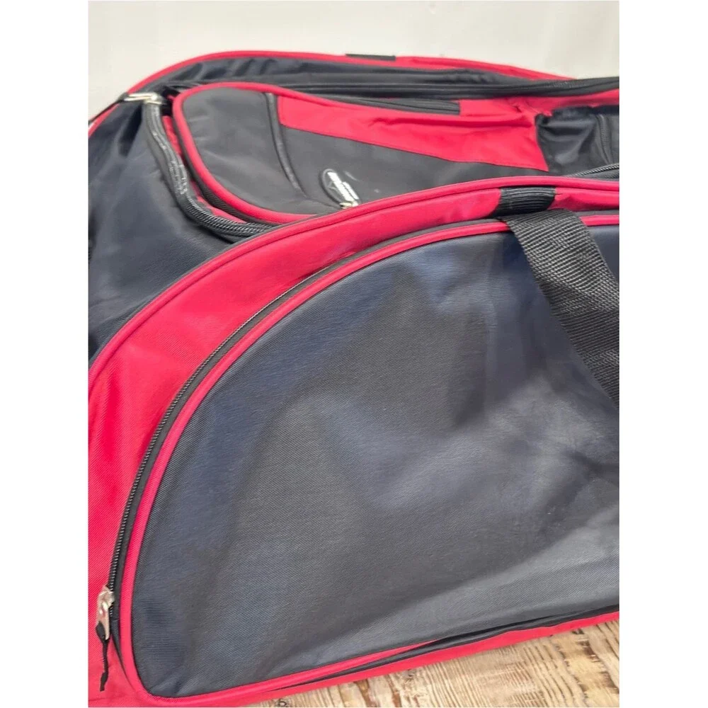 Travelers Club 30 in. Multi-Pocket Upright Rolling Duffel Bag luggage Handle